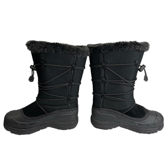 Baffin Ella Womens Boot Mid Height Size 6 Black - Picture 4 of 9